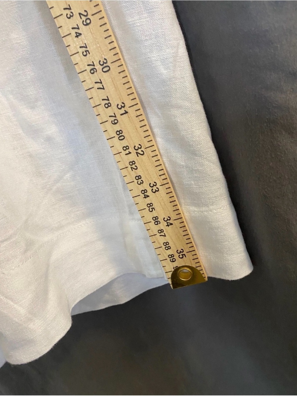 Stella Parker white linen pant - Picture 4 of 4